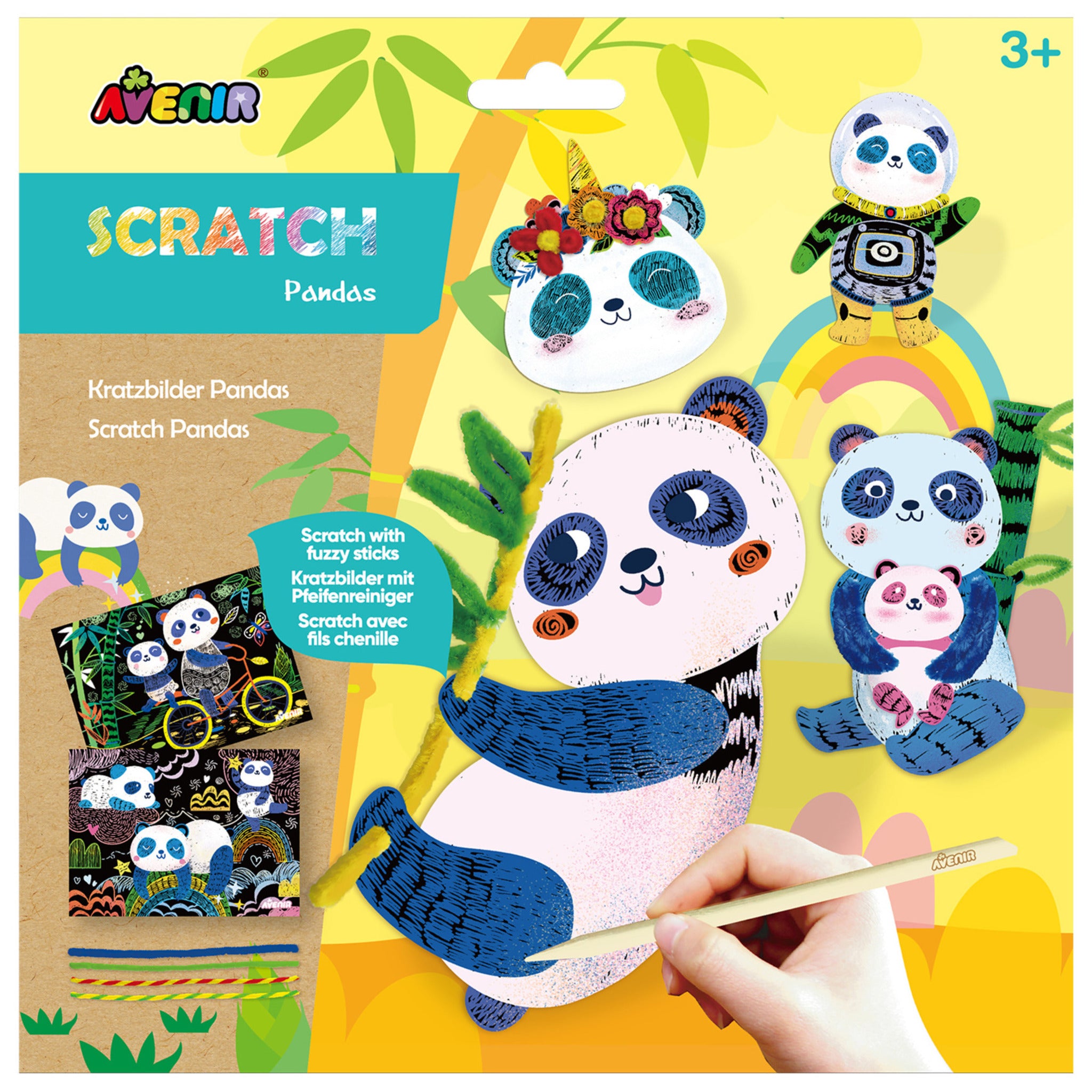 Scratch Pandas with Fuzzy Sticks – KidAntics