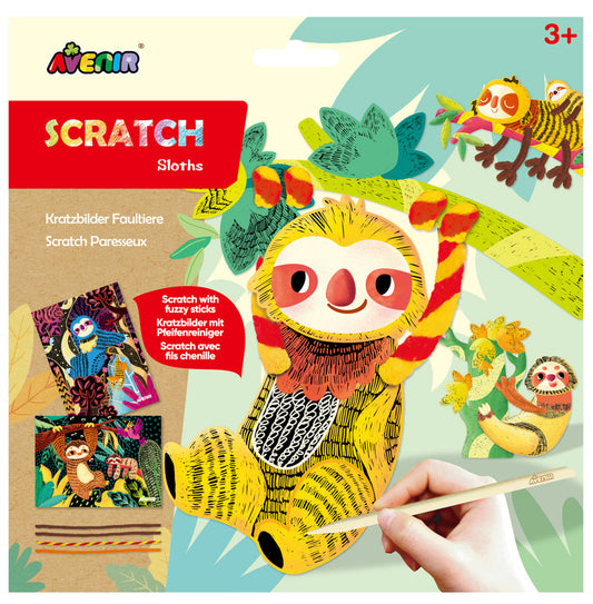 Scratch Sloths with Fuzzy Sticks