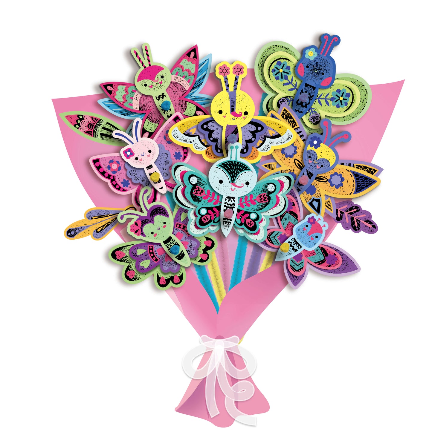 Scratch Bouquet Butterfly