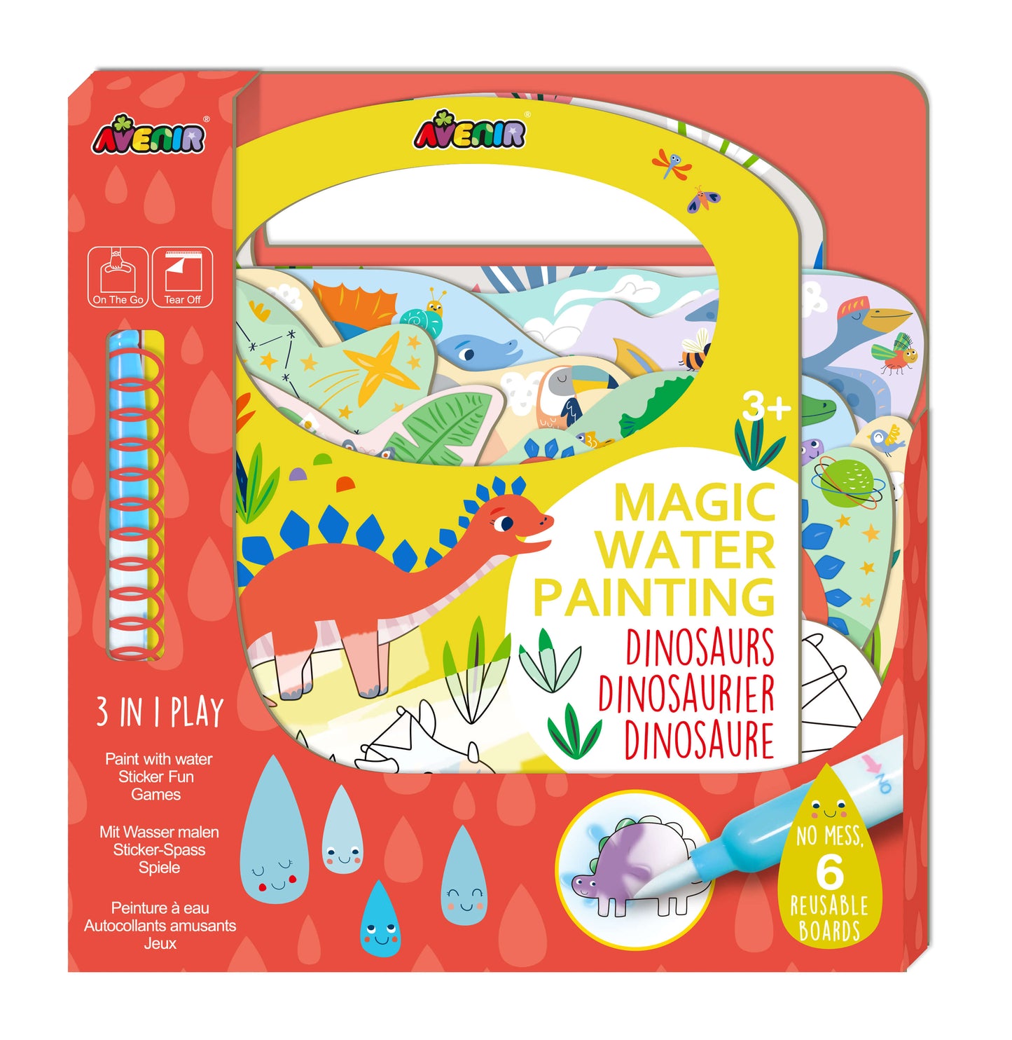 Magic Water Painting Dinosaur