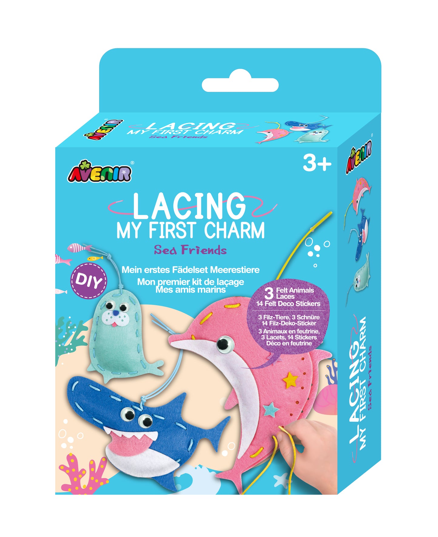 My First Lacing Kit Sea Friends