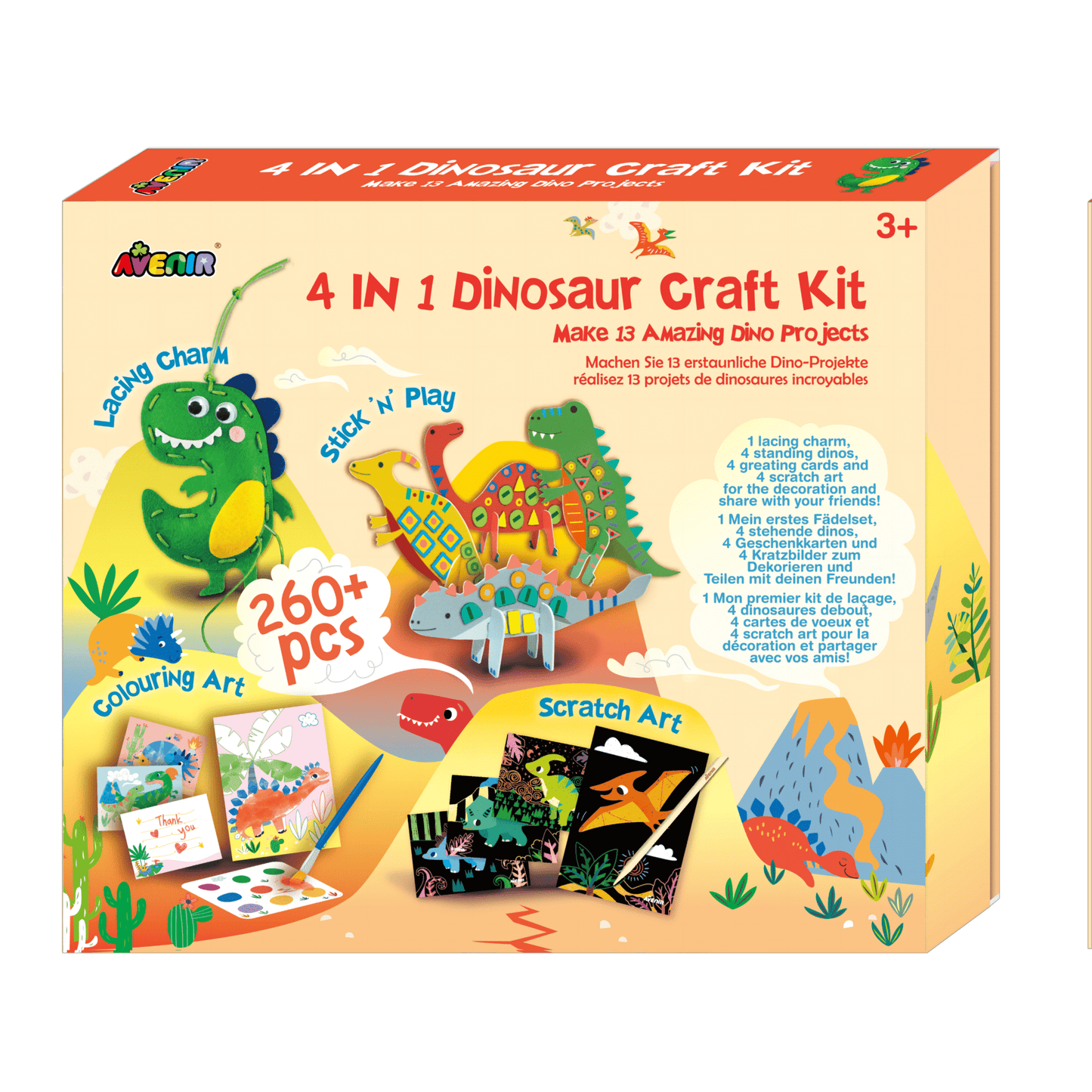 4 in 1 Dinosaur Craft Kit