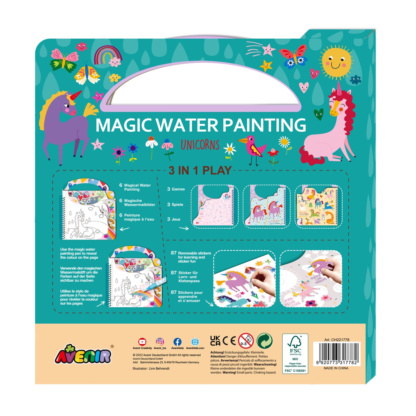Magic Water Painting Unicorns