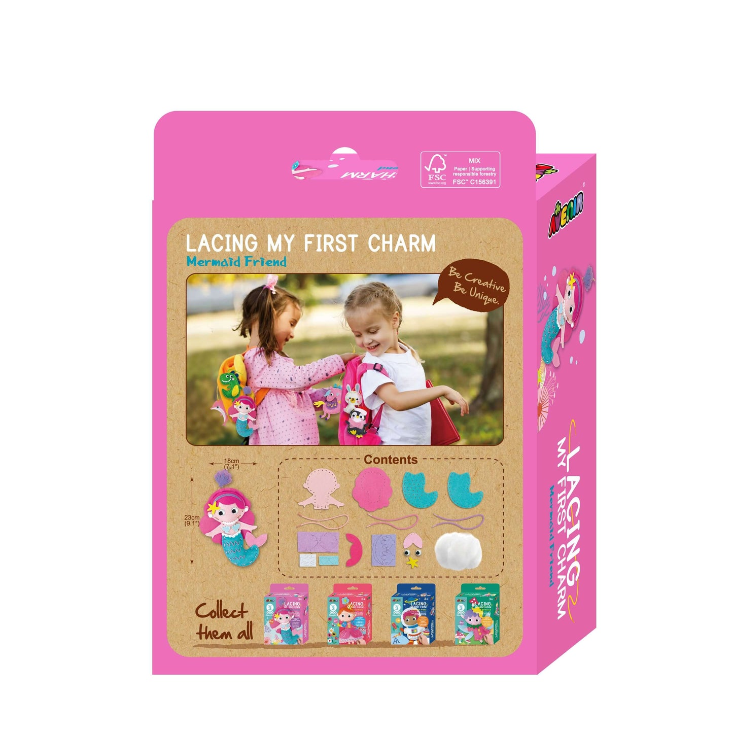 My First Lacing Charm-Mermaid Friend