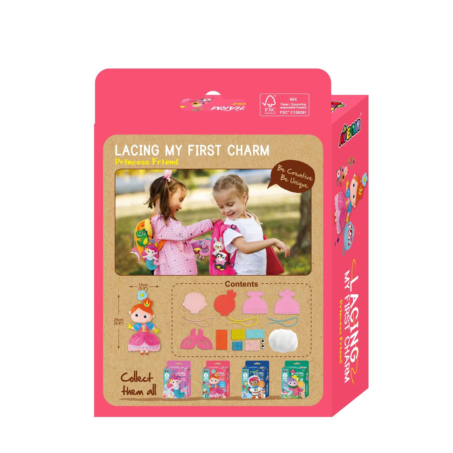 My First Lacing Charm-Princess Friend