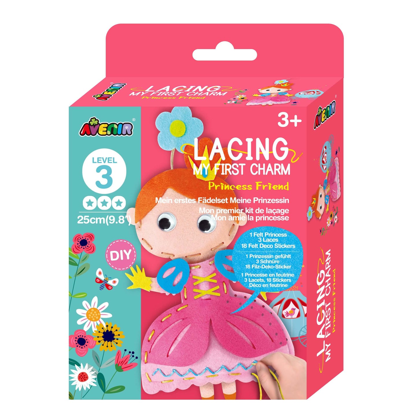 My First Lacing Charm-Princess Friend