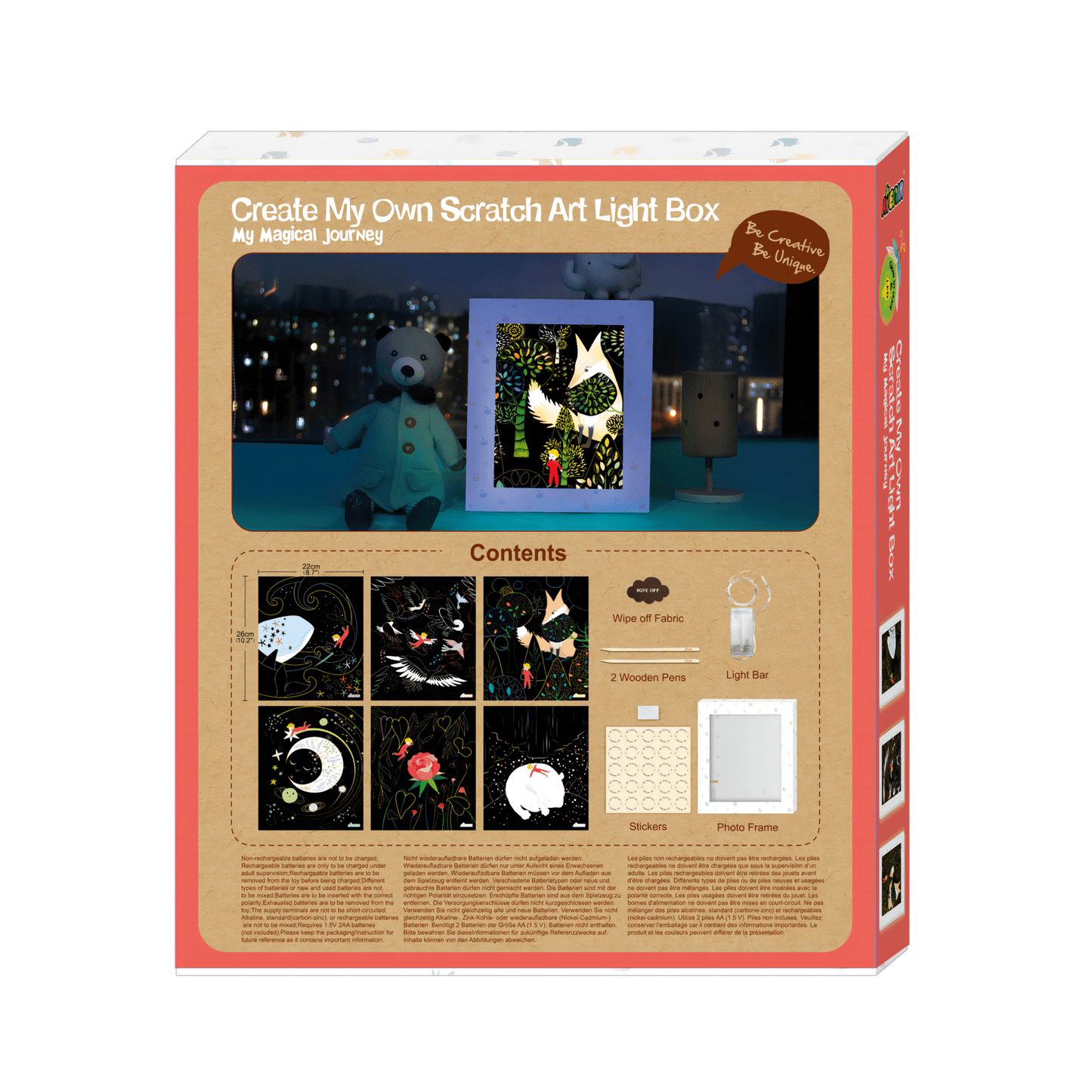 Create My Own Scratch Art Light Box