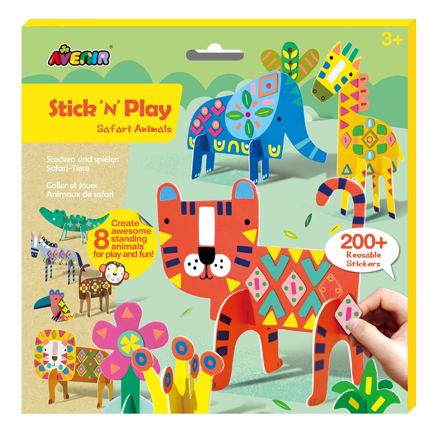 Stick 'n' Play Safari Animals