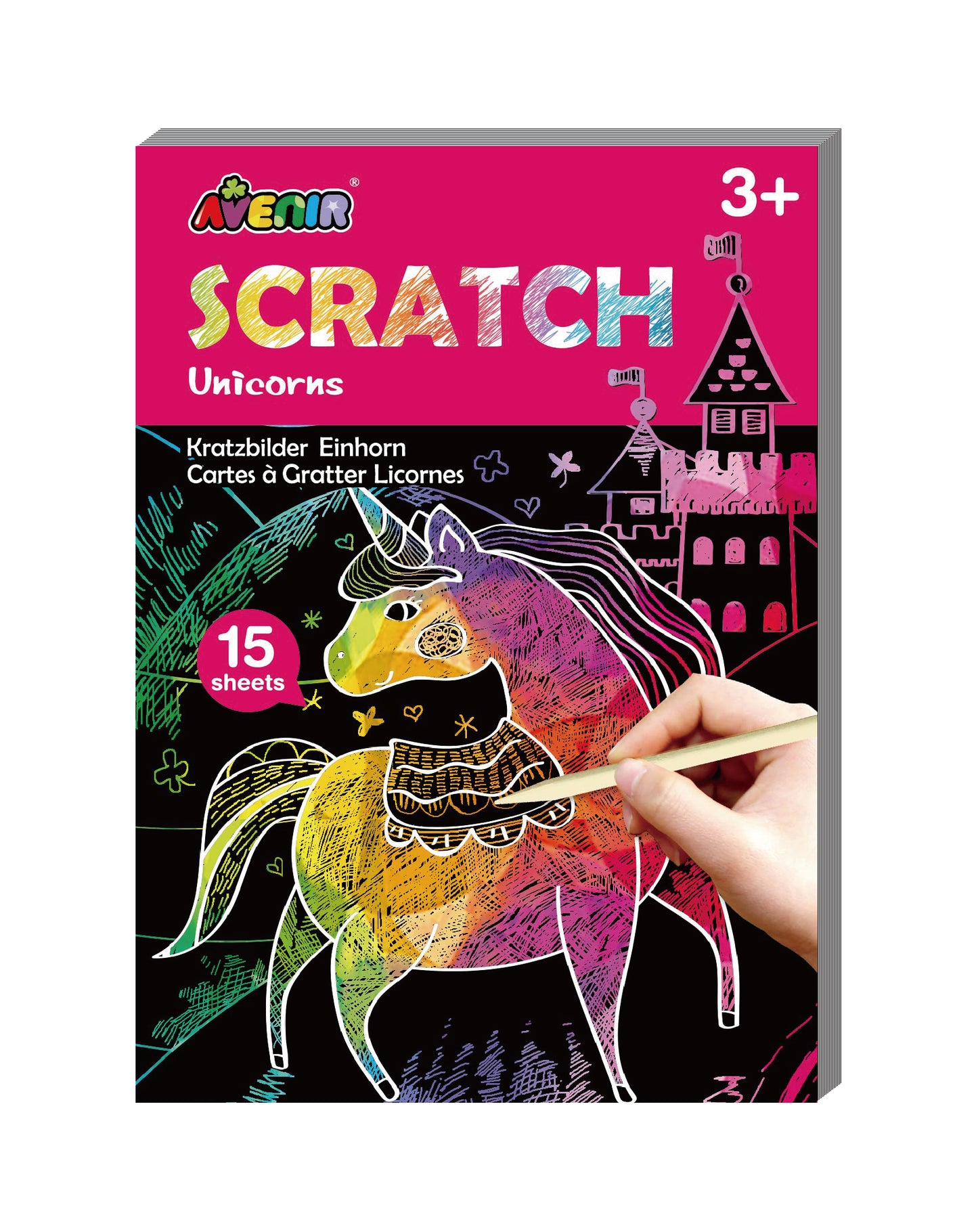Mini Scratch Book Assorted in Display - 24 pc