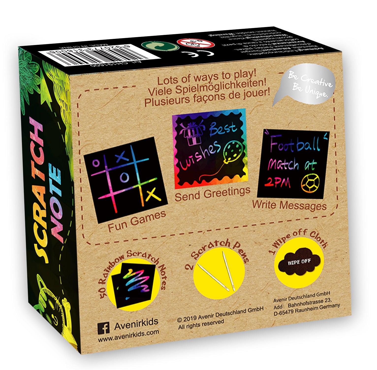 Scratch Note in Display - 12 pcs – KidAntics