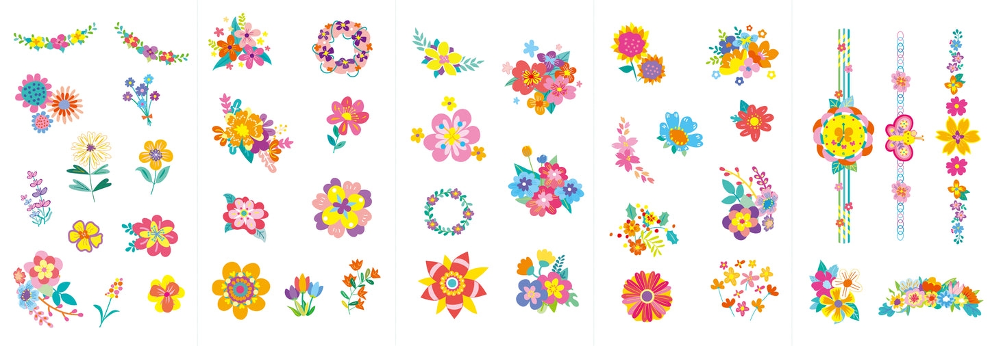 Nail Stickers & Tattoos Flower