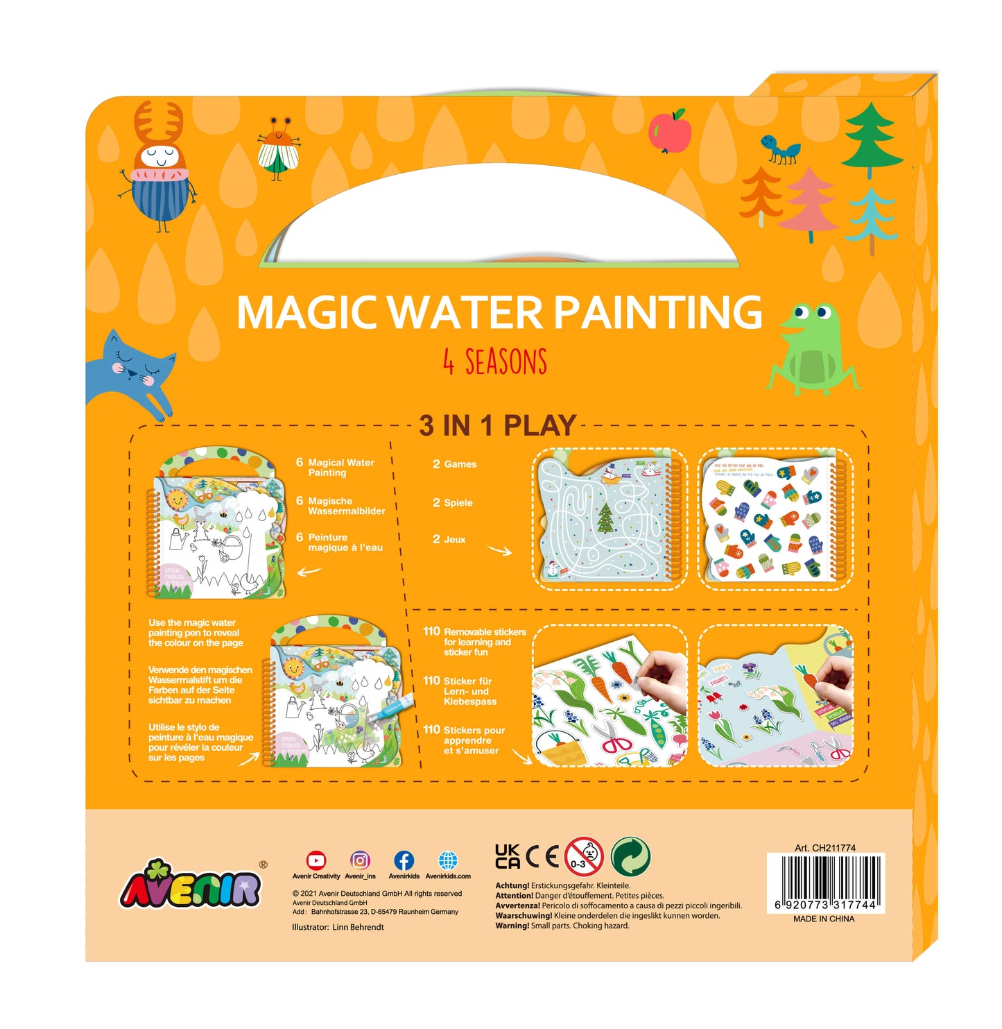 Magic Water Painting 4 Seasons